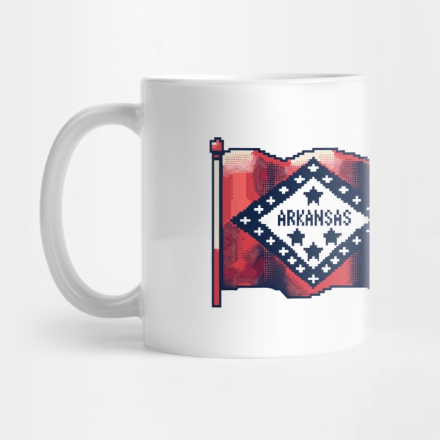 80s Arkansas Flag by rt-shirts